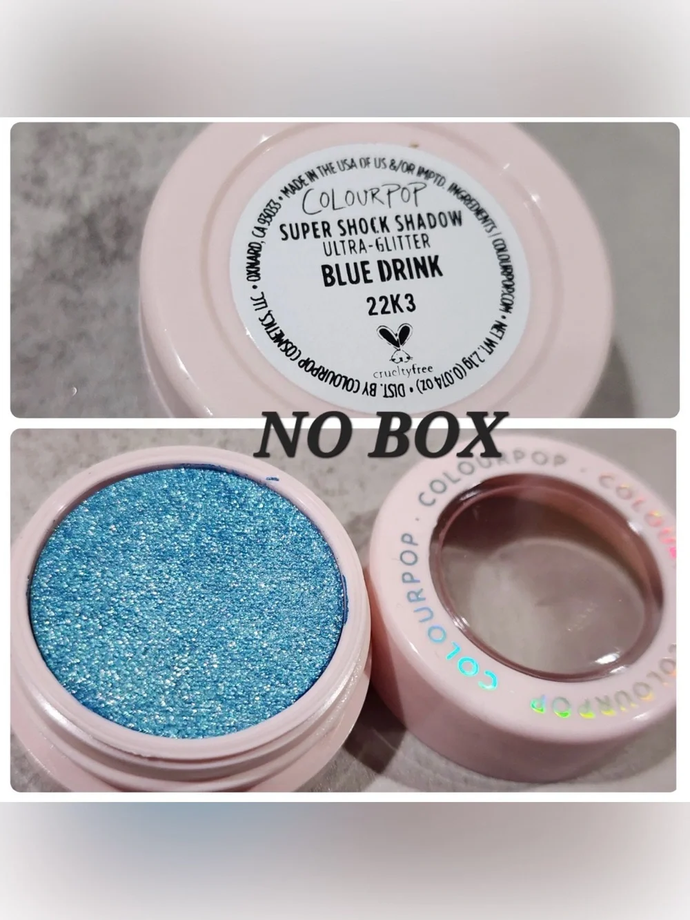 Colourpop Limited Edition Supershock Eyeshadow | Blue Drink